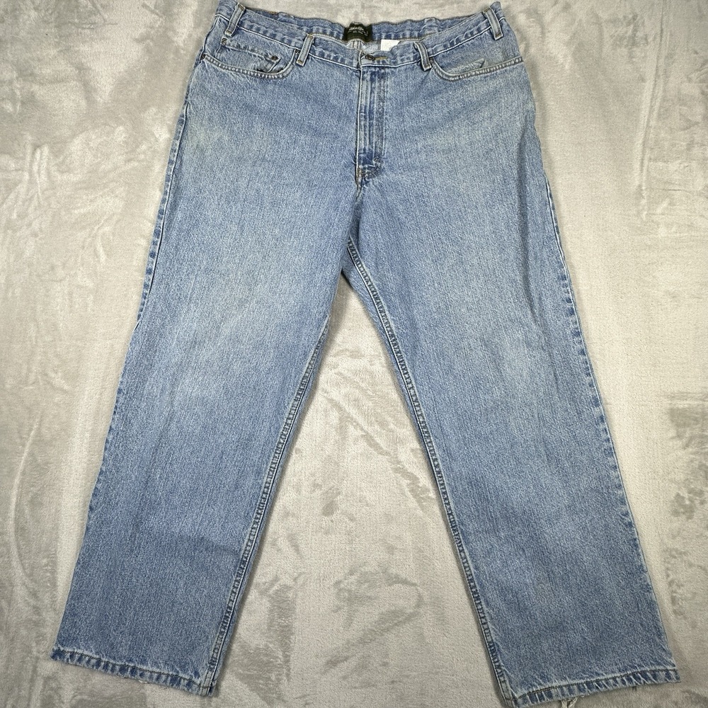 Eddie Bauer Jeans Mens 38x29 Blue Relaxed Fit Straight Leg Denim Classic Pant